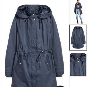 Utility jacket parka (blue & black available)